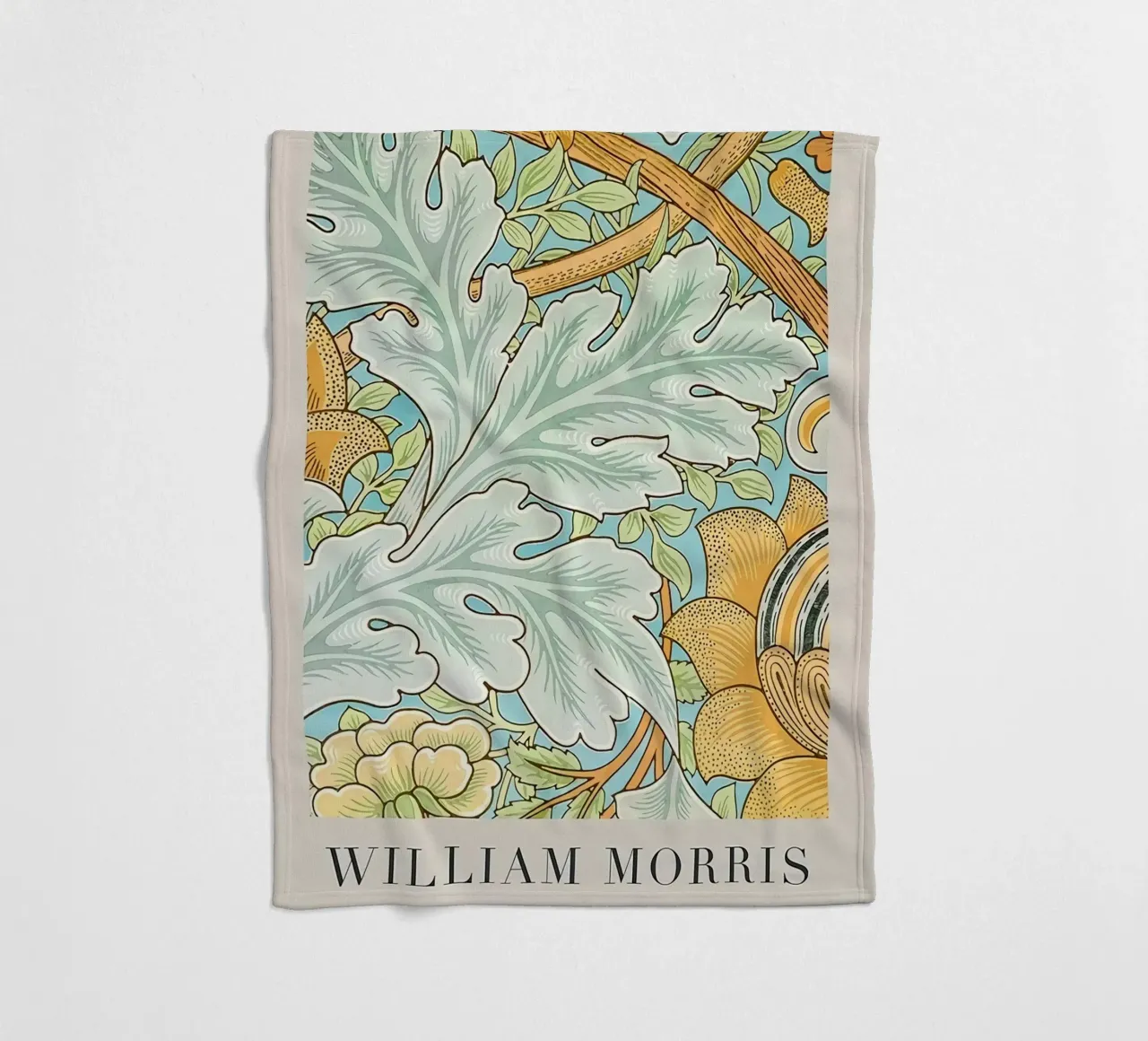 William Morris St. James Pattern 1881 fleece blanket by Kunzeworld