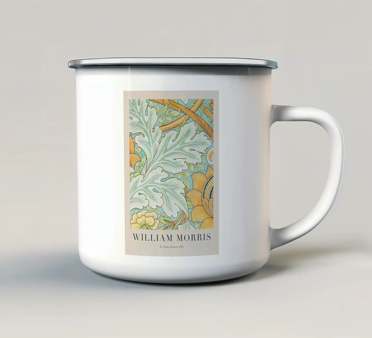 William Morris modello St. James 1881 tazza in smalto da Kunzeworld
