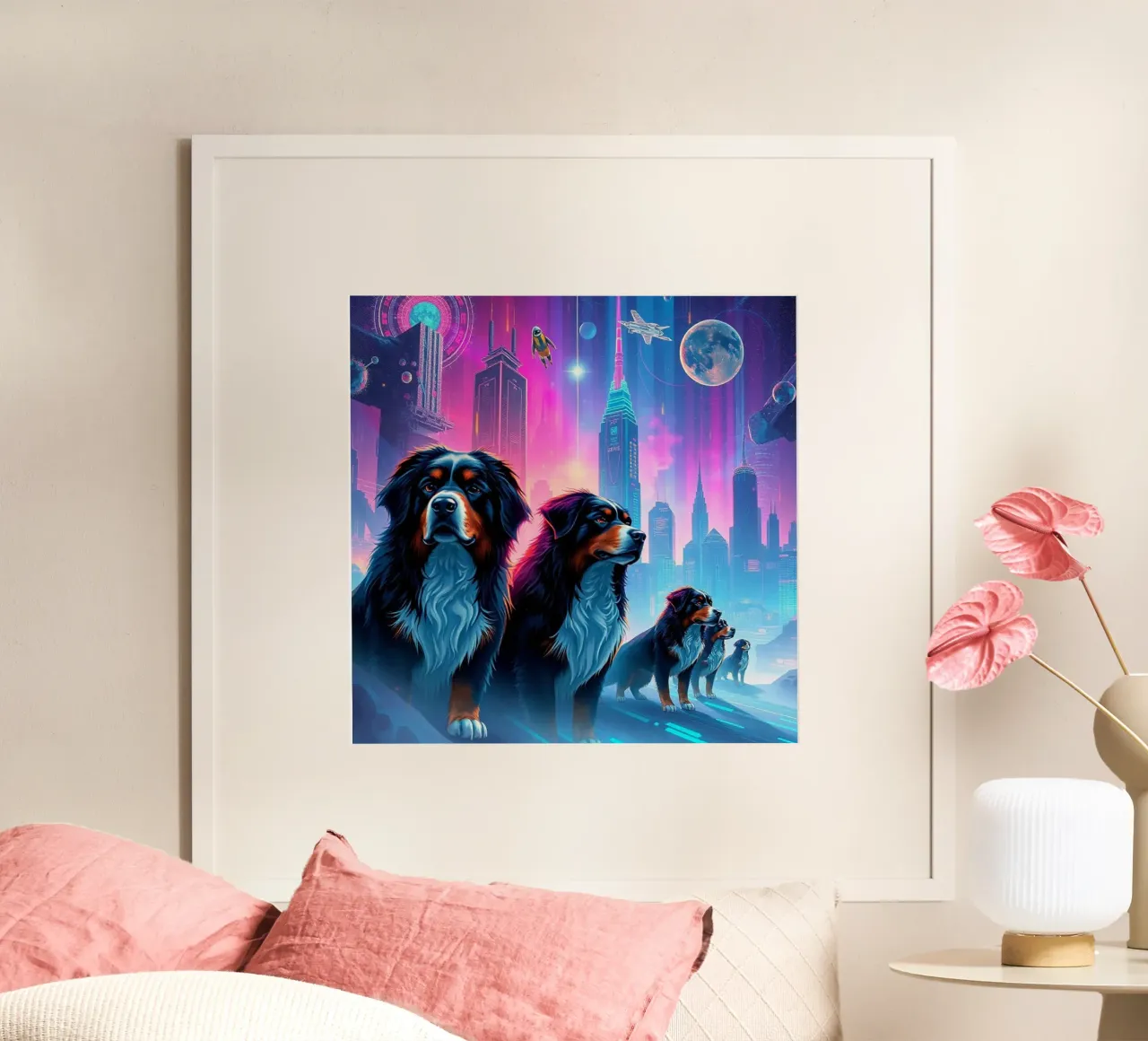 Bellissimo cane da montagna bernese #64 poster da Yumis.Beargang.and.Me