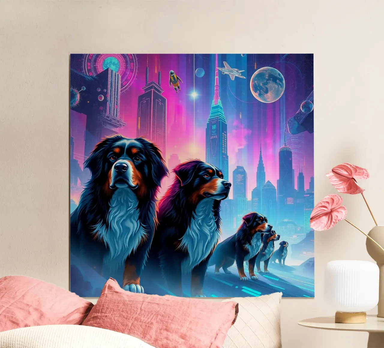 Bellissimo cane da montagna bernese #64 poster da Yumis.Beargang.and.Me