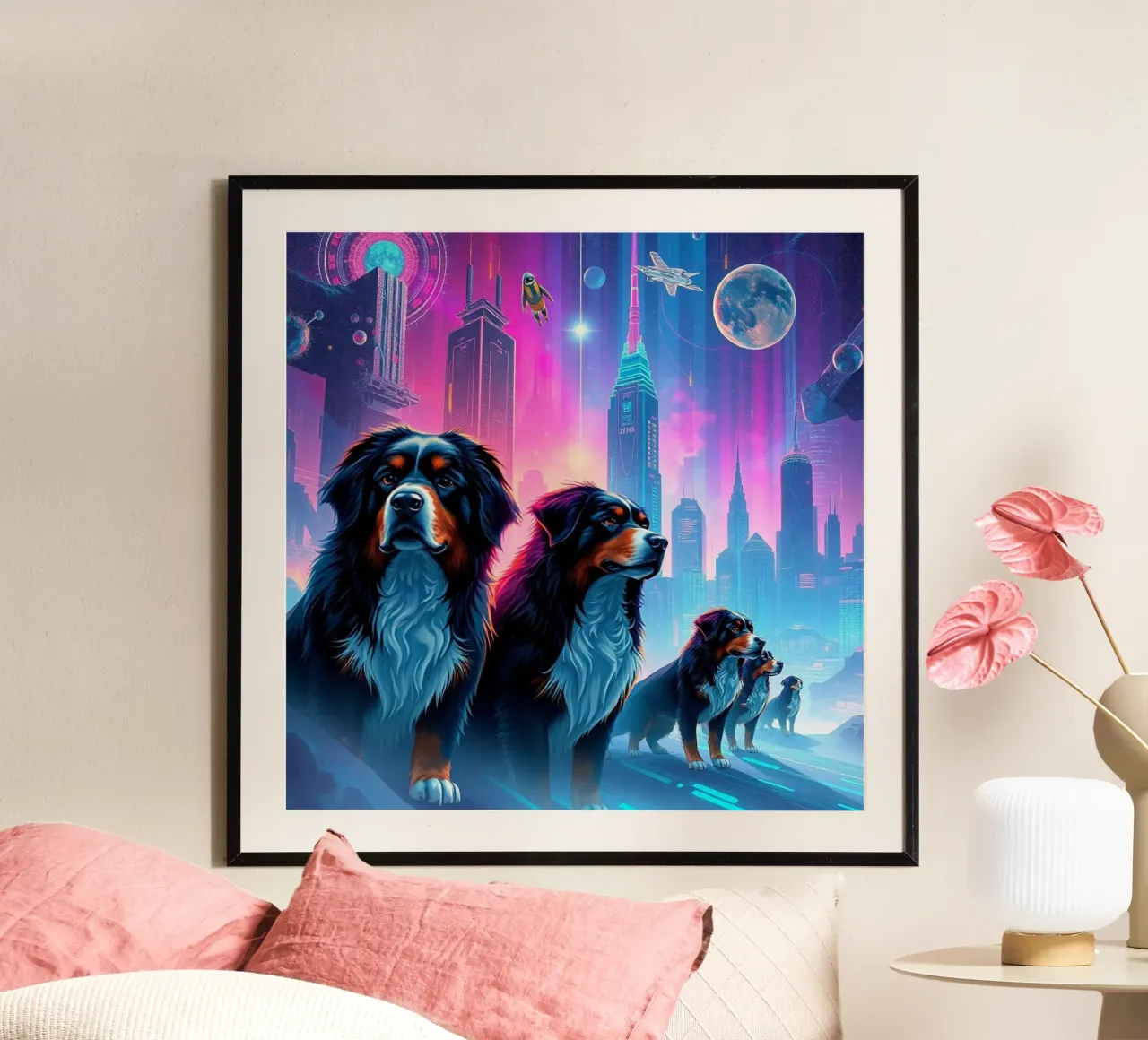 Bellissimo cane da montagna bernese #64 poster da Yumis.Beargang.and.Me
