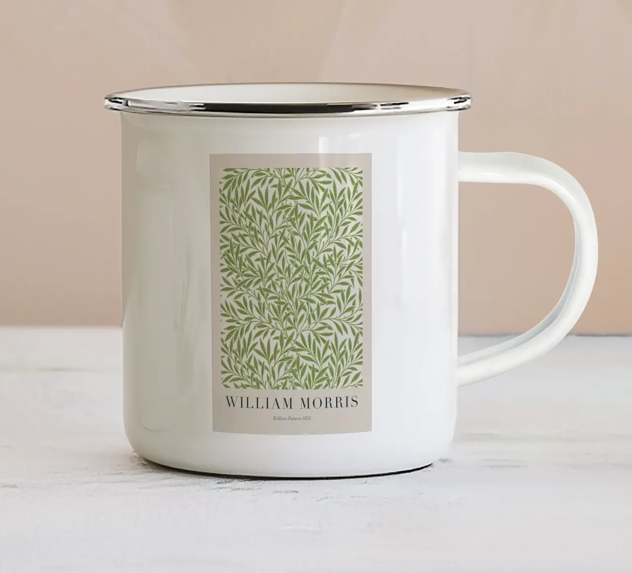 William Morris modello Salice 1874 tazza in smalto da Kunzeworld
