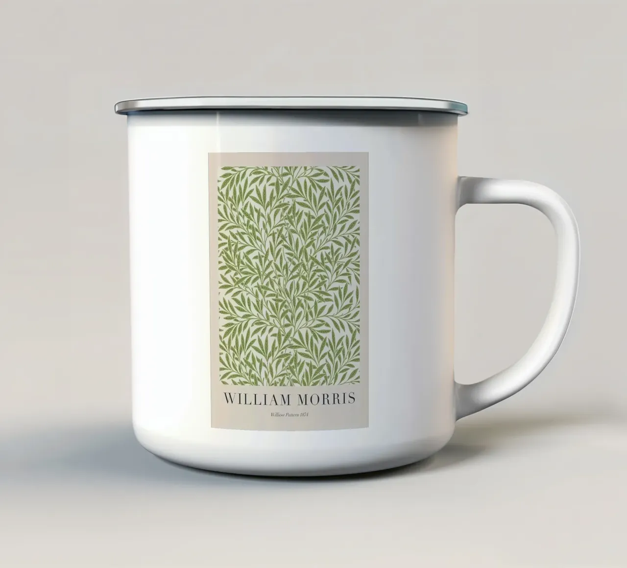 William Morris modello Salice 1874 tazza in smalto da Kunzeworld