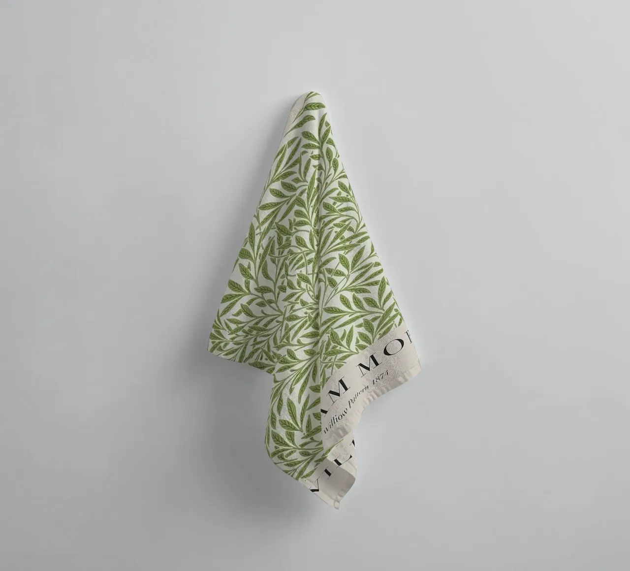 William Morris Willow Pattern 1874 towel by Kunzeworld