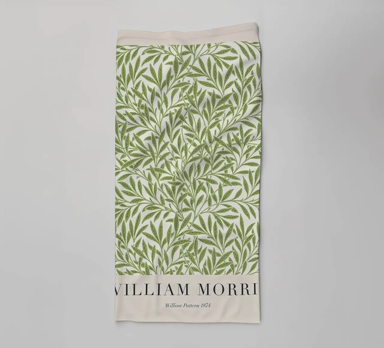 William Morris Willow Pattern 1874 towel by Kunzeworld