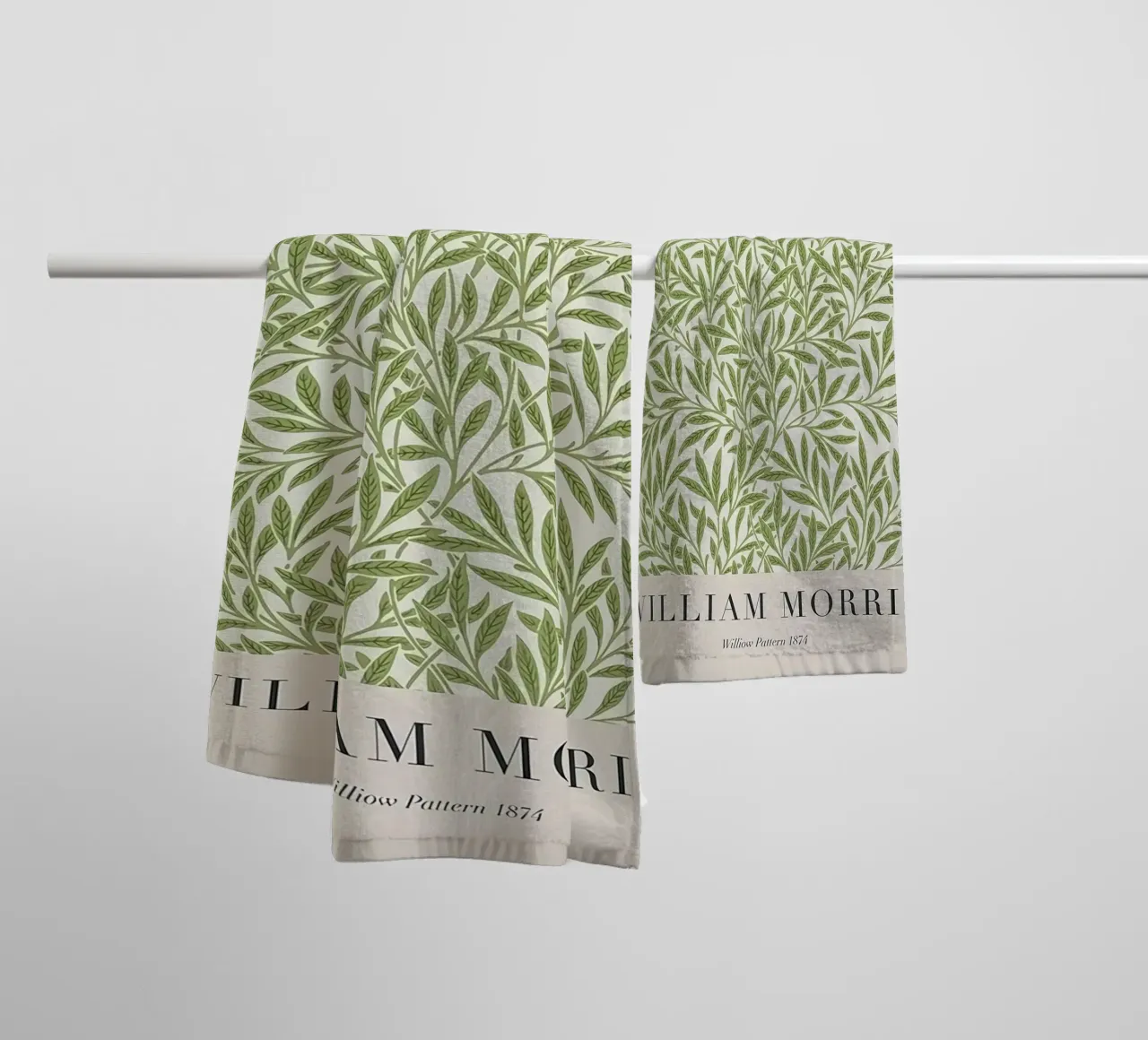 William Morris Willow Pattern 1874 towel by Kunzeworld