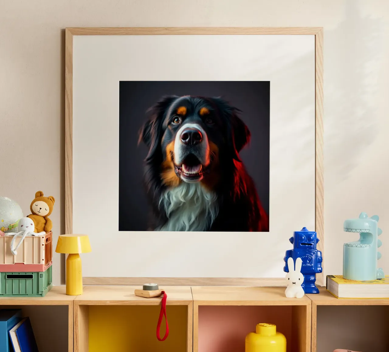 Bellissimo cane da montagna bernese #67 poster da Yumis.Beargang.and.Me