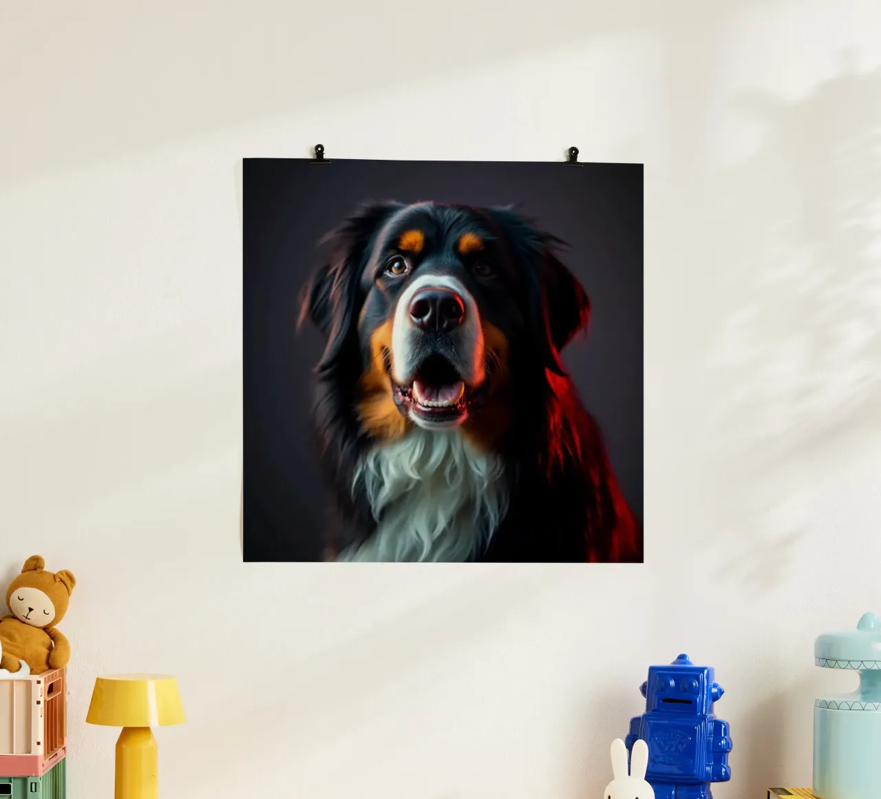 Bellissimo cane da montagna bernese #67 poster da Yumis.Beargang.and.Me