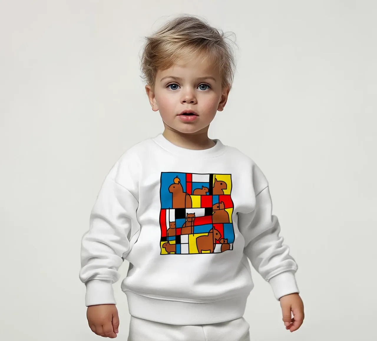 Mondrian Capybara felpa neonato da Tobe Fonseca