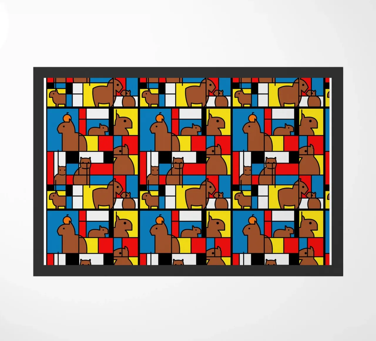 Mondrian Capybara zerbino da Tobe Fonseca