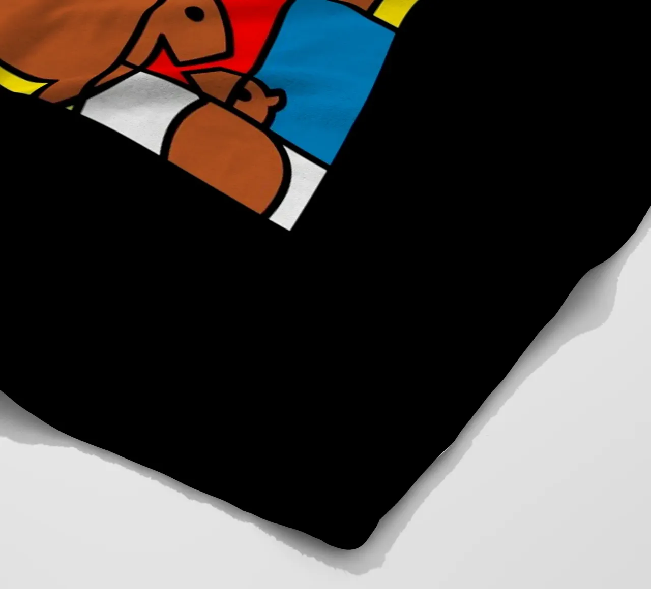 Mondrian Capybara coperta in pile da Tobe Fonseca