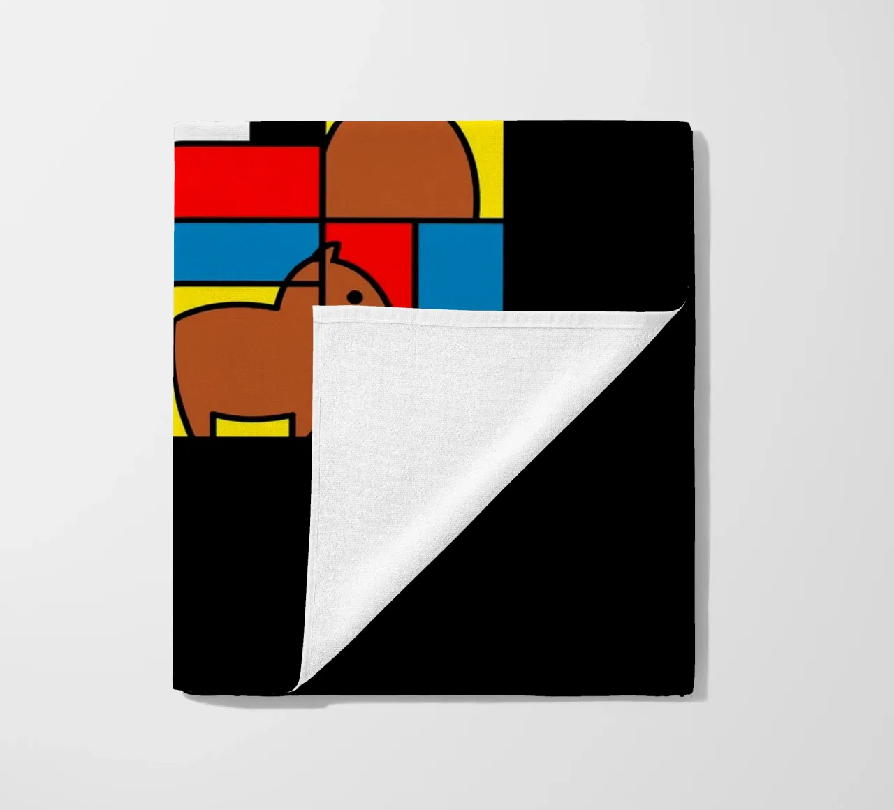 Mondrian Capybara telo mare da Tobe Fonseca