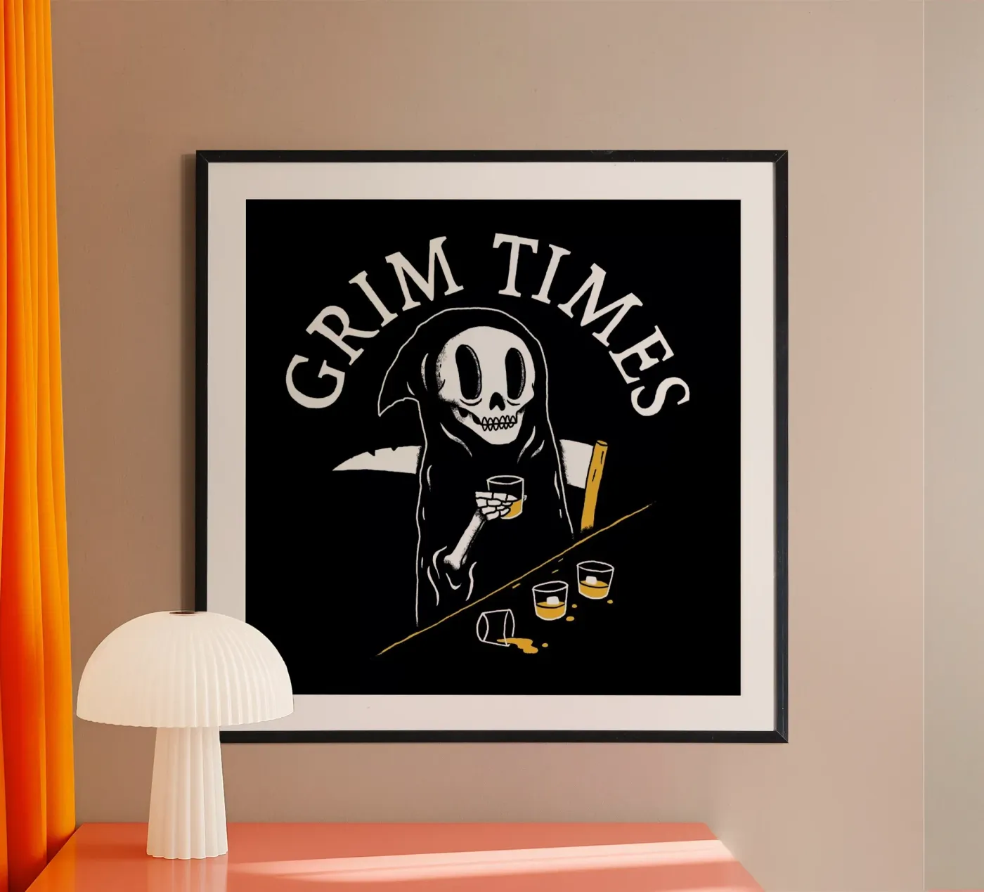 Grim Times poster da DinoMike