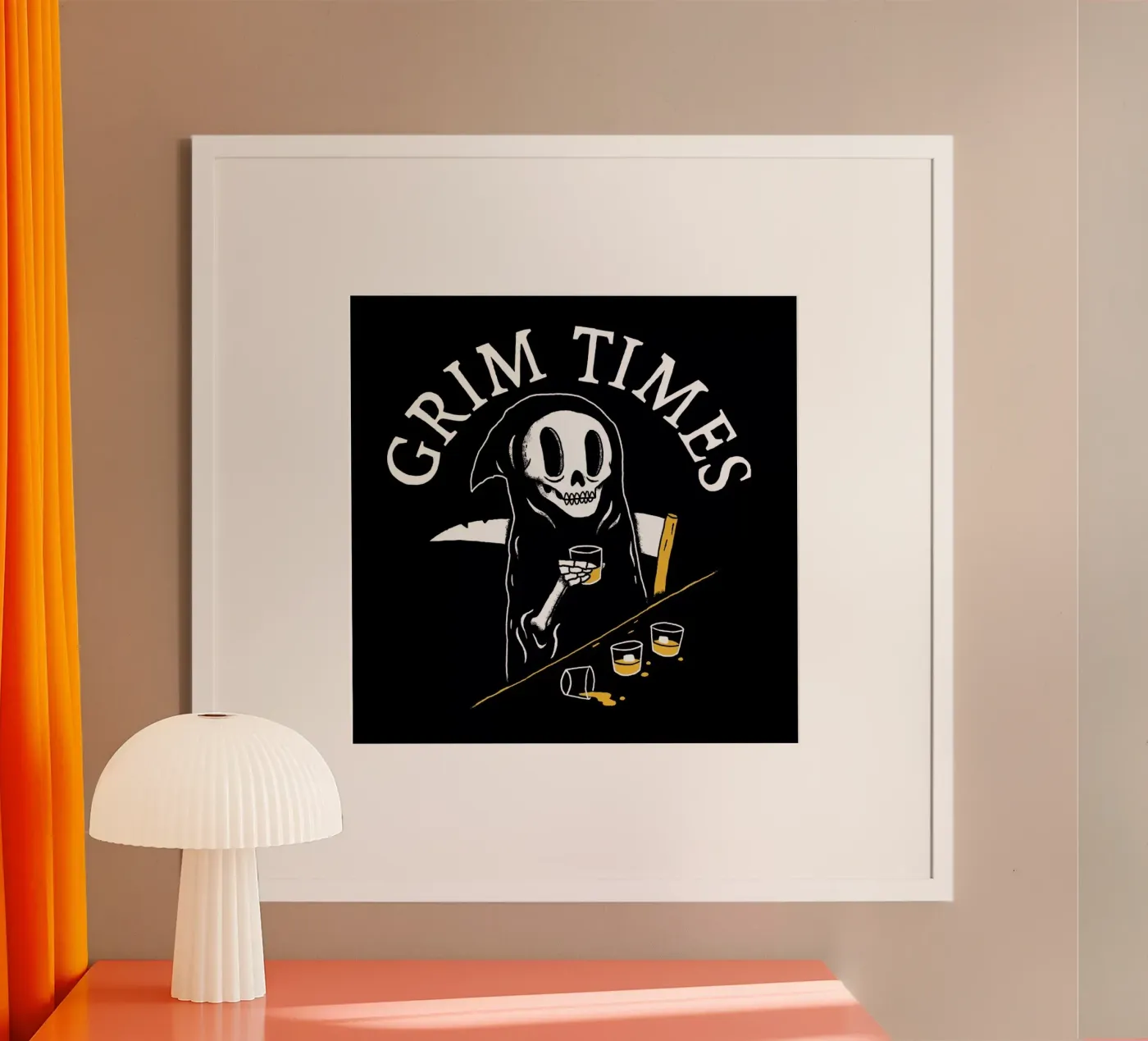 Grim Times poster da DinoMike