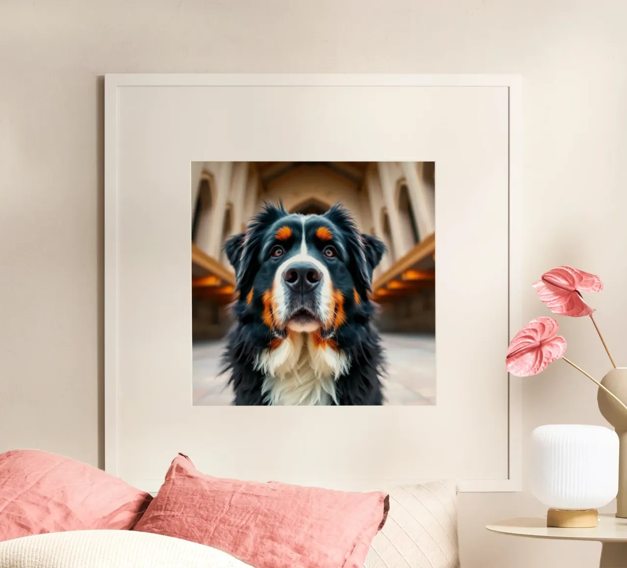 Bellissimo cane da montagna bernese #76 poster da Yumis.Beargang.and.Me
