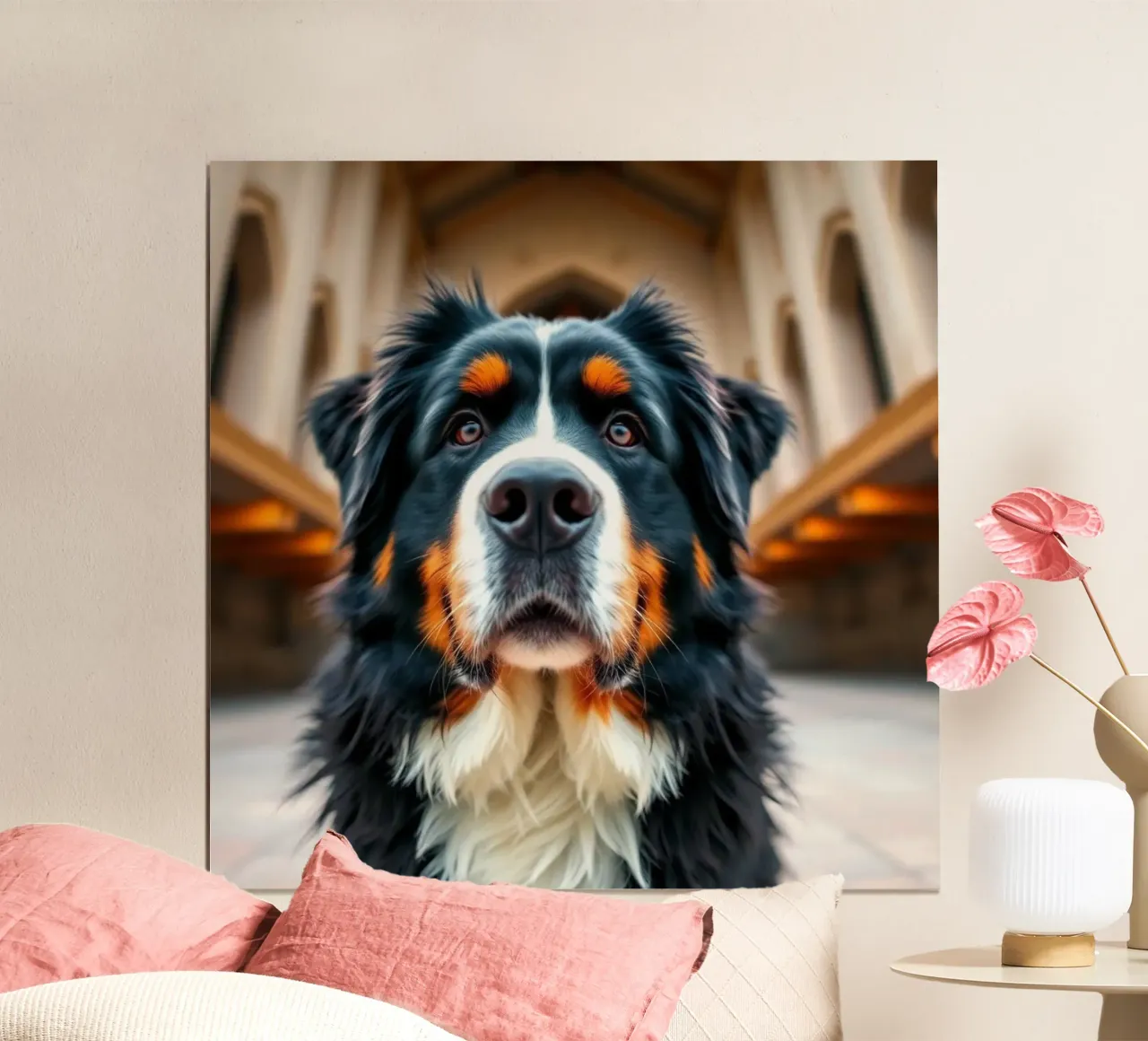 Bellissimo cane da montagna bernese #76 poster da Yumis.Beargang.and.Me