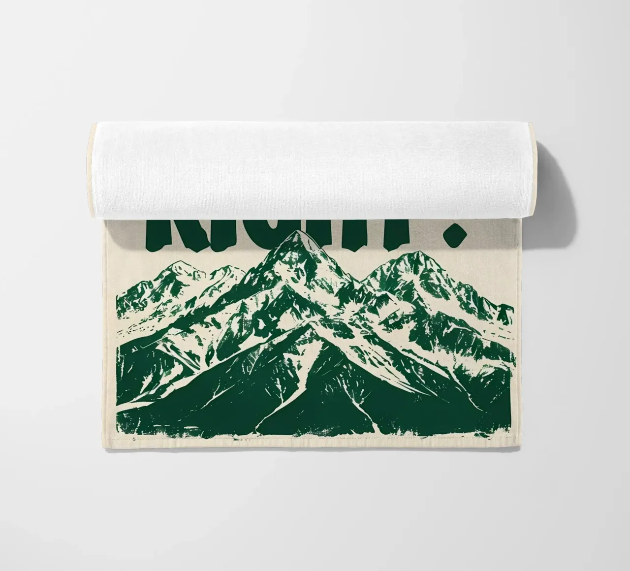 What If It All Goes Right? beach towel by inspirational quote