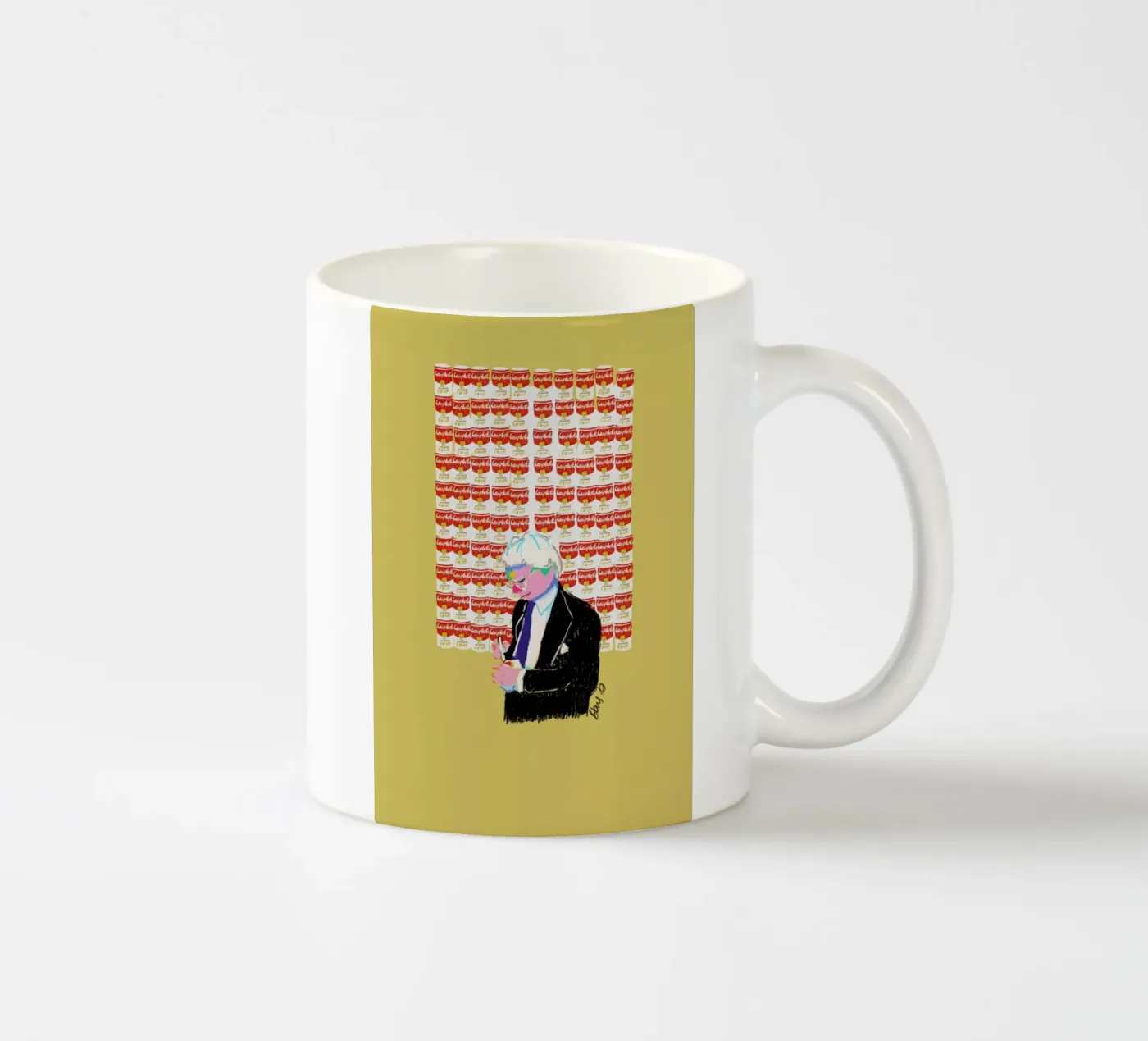 Andy Keramik Tasse von Blanca Nuñez Pozuelo