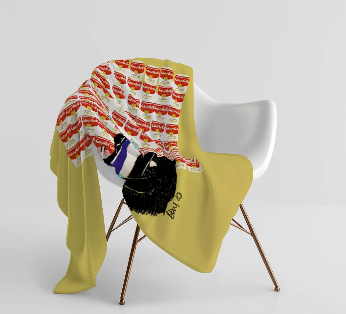 Andy coperta in pile da Blanca Nuñez Pozuelo