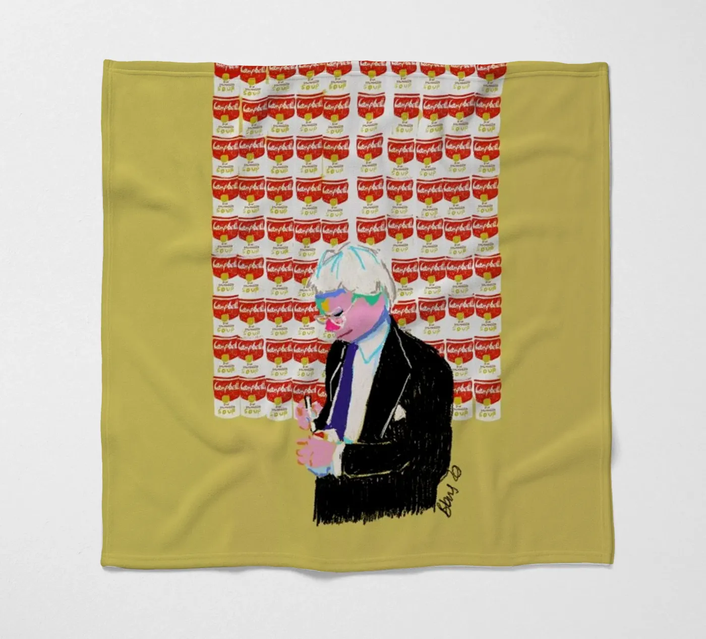 Andy coperta in pile da Blanca Nuñez Pozuelo