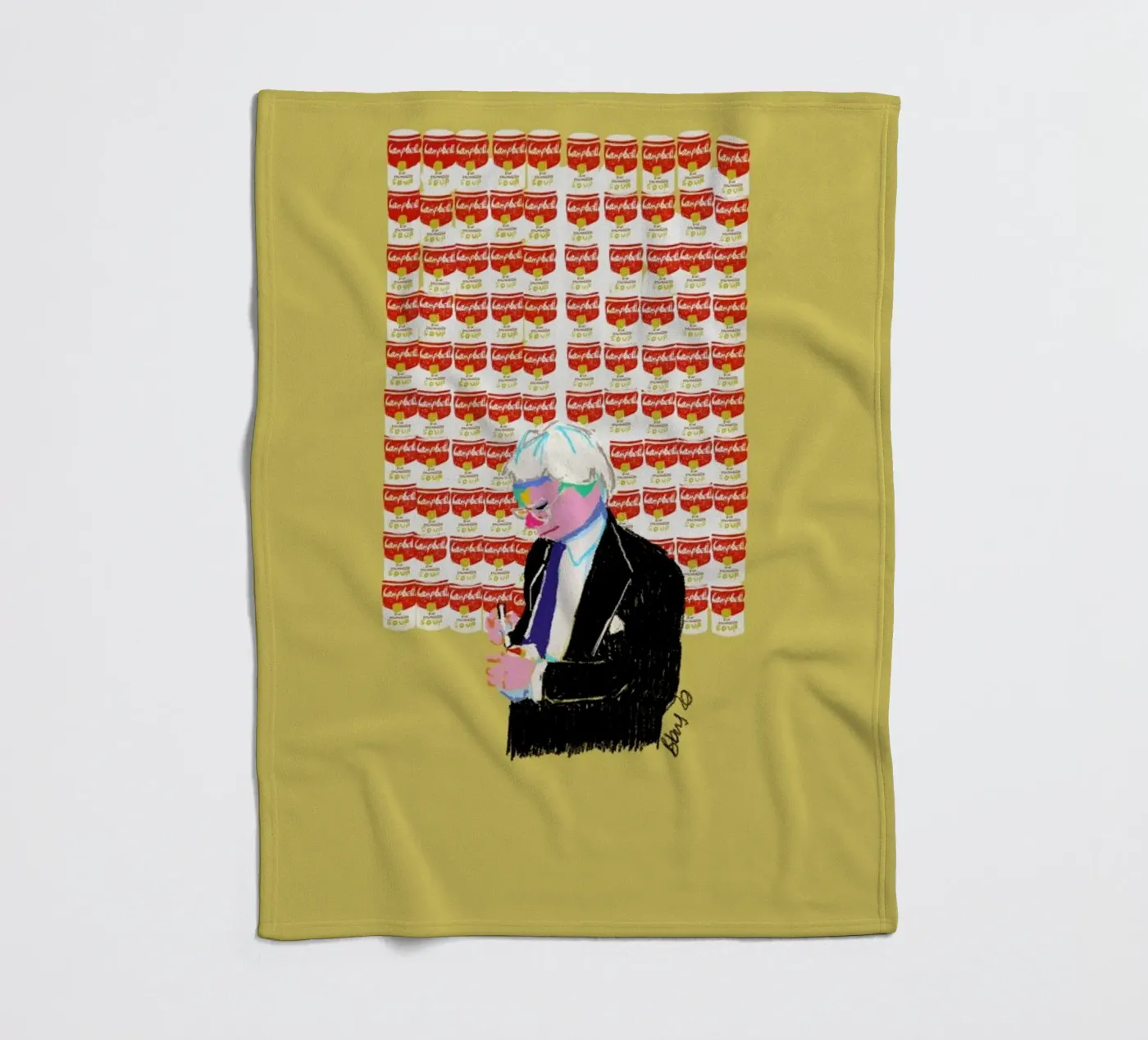 Andy coperta in pile da Blanca Nuñez Pozuelo