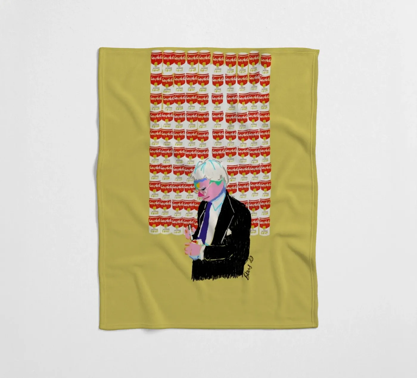 Andy coperta in pile da Blanca Nuñez Pozuelo