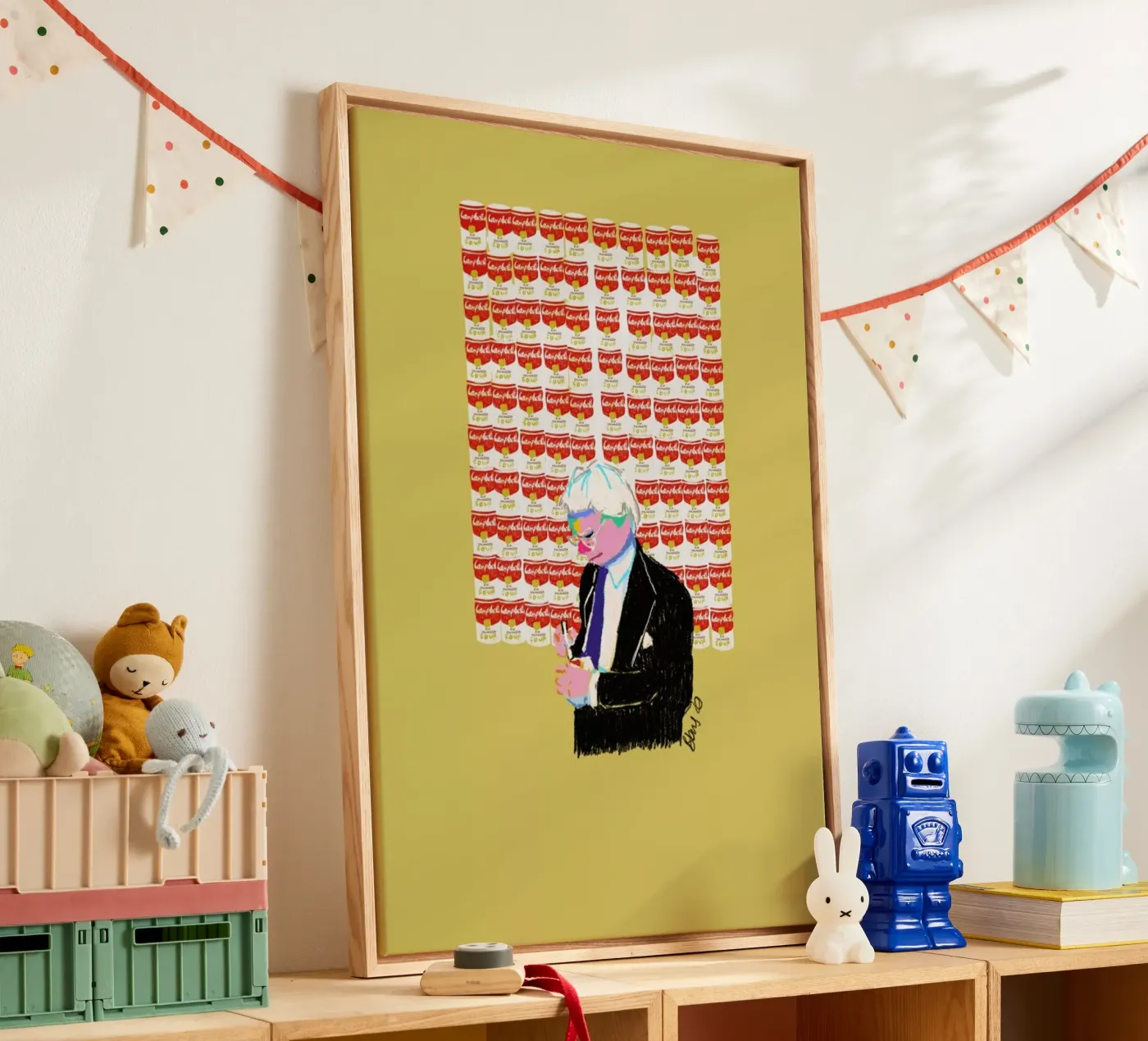 Andy canvas by Blanca Nuñez Pozuelo