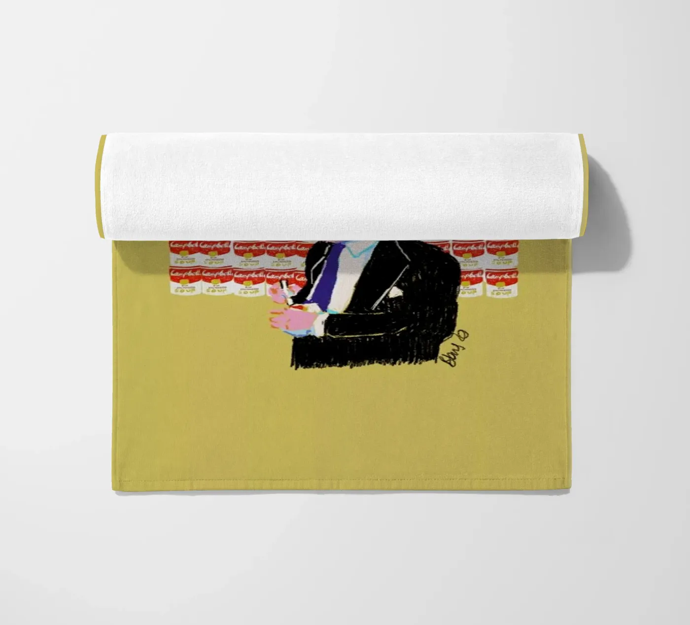 Andy beach towel by Blanca Nuñez Pozuelo