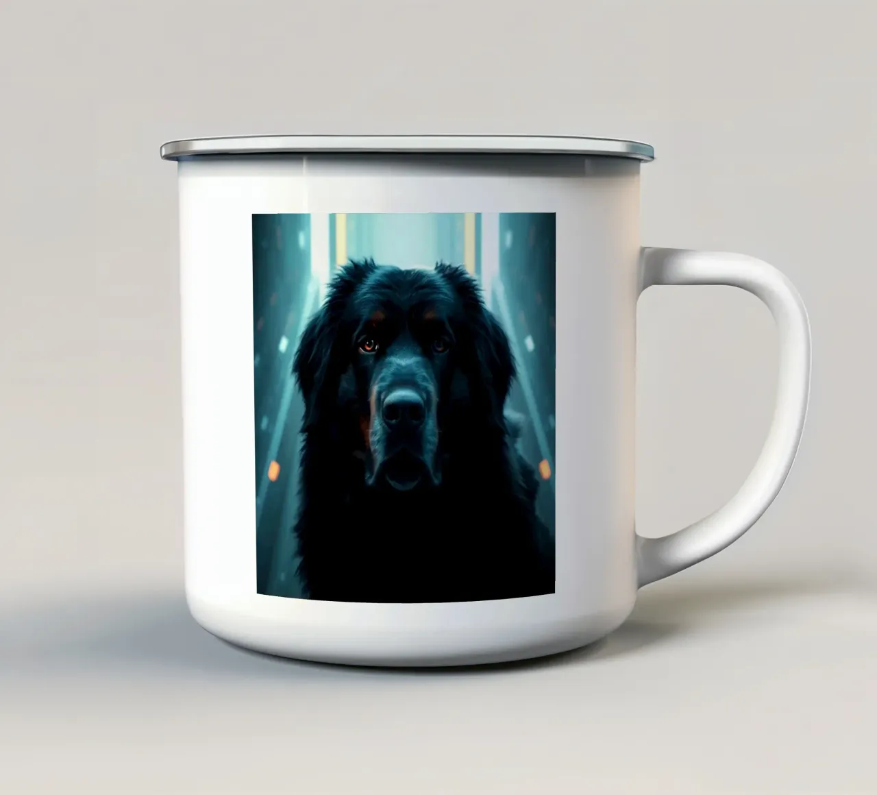 Bellissimo cane da montagna bernese #81 tazza in smalto da Yumis.Beargang.and.Me