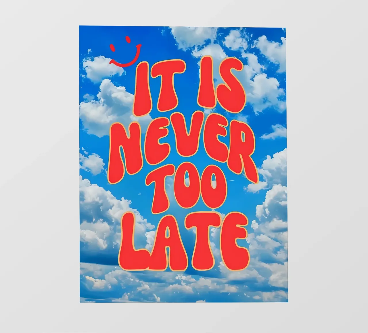 Il cielo è il limite telo in pvc da inspirational quote