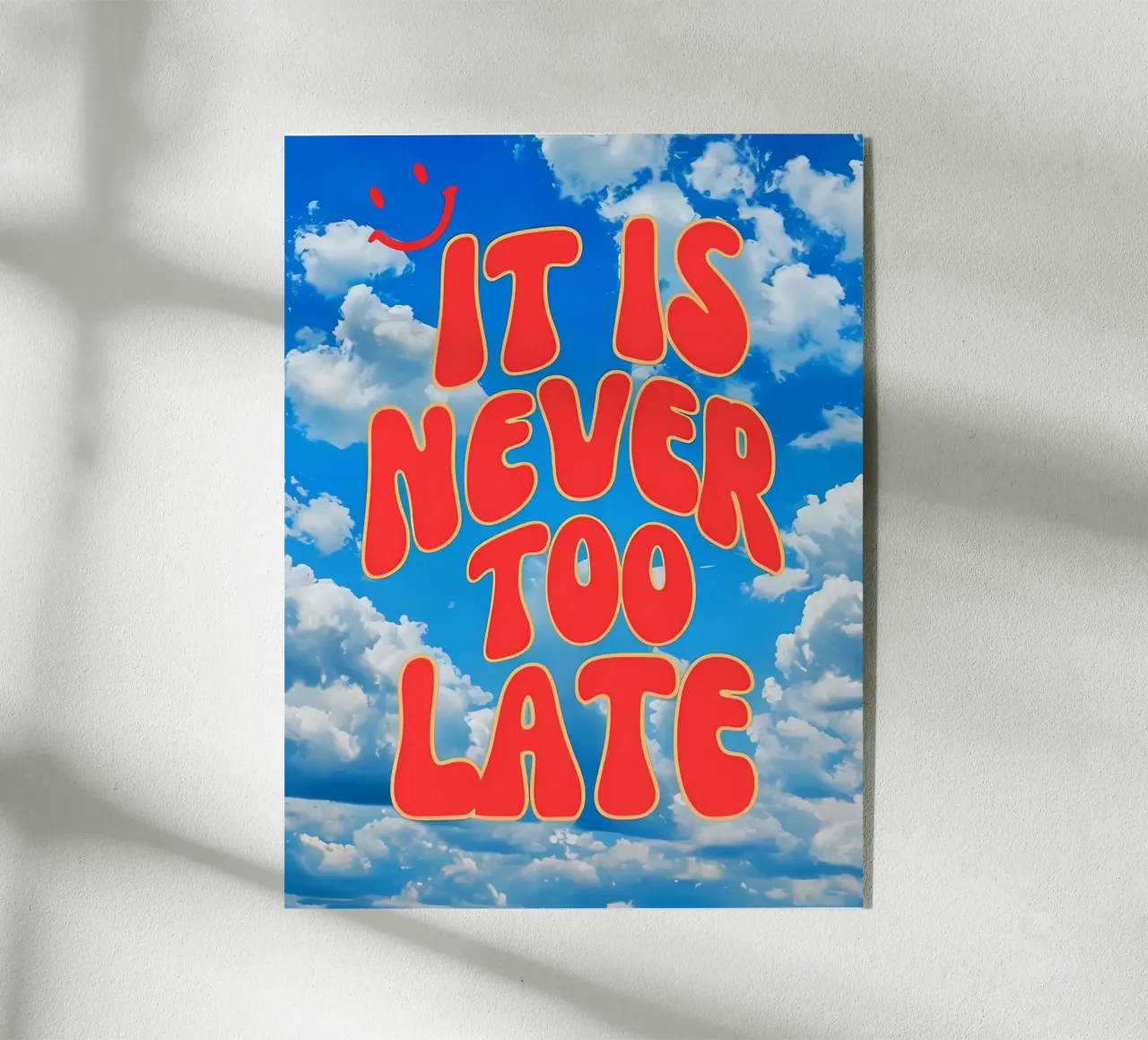 Der Himmel ist die Grenze Acryl-Glas von inspirational quote