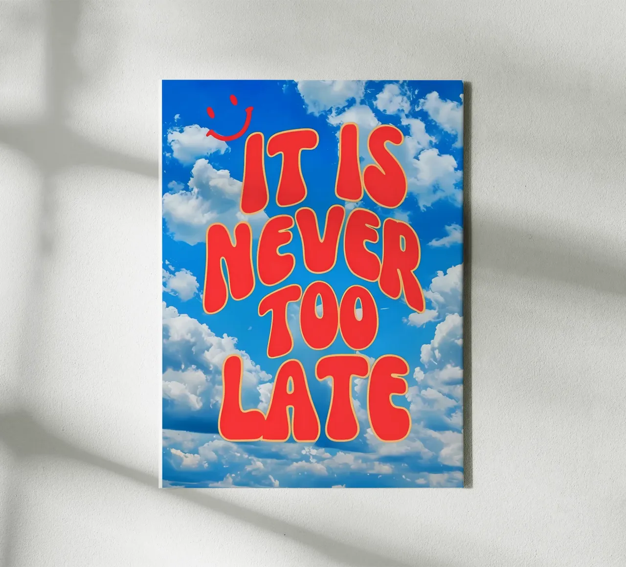 Sky's the Limit canvas by inspirational quote
