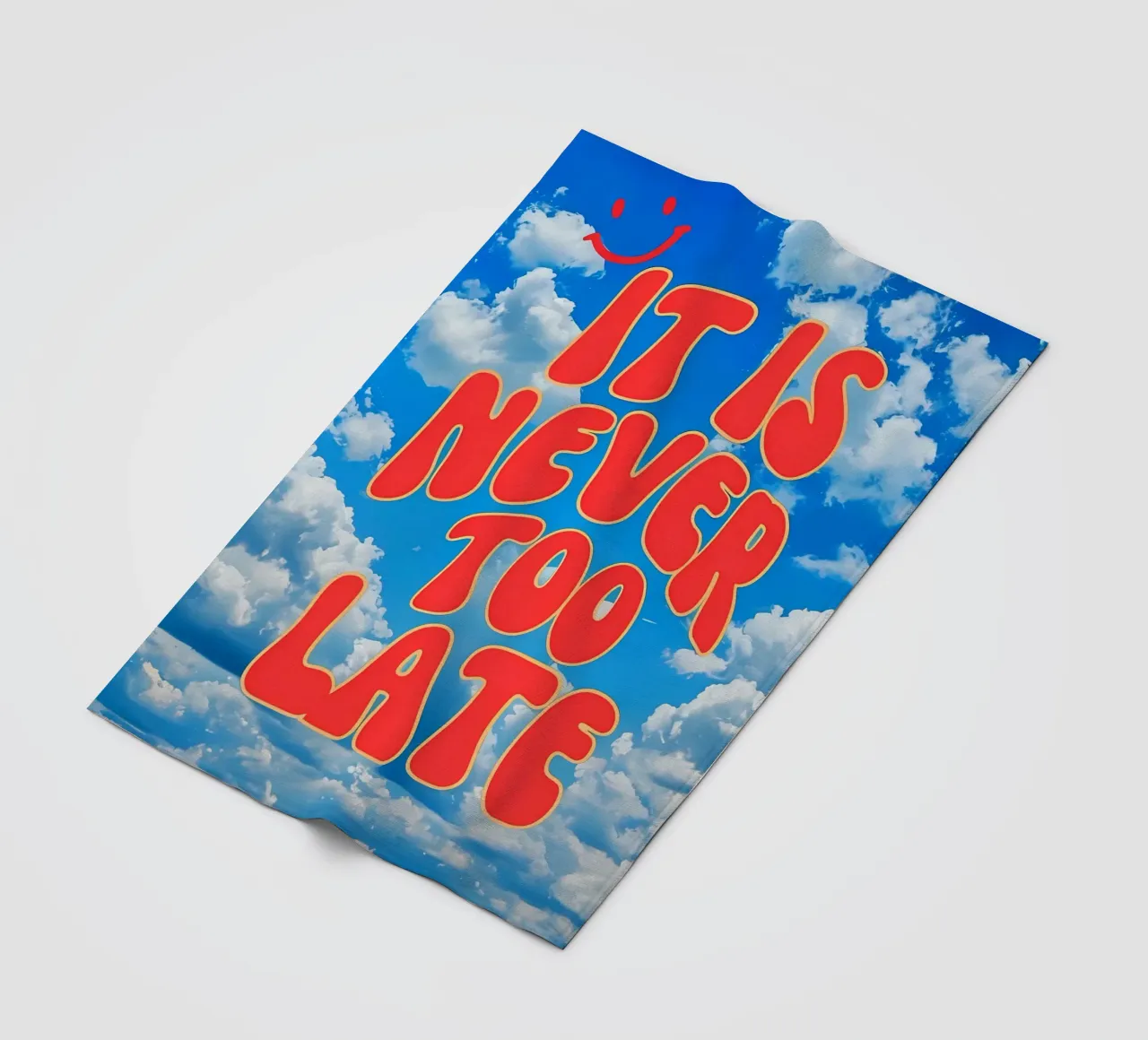 Der Himmel ist die Grenze Fleecedecke von inspirational quote