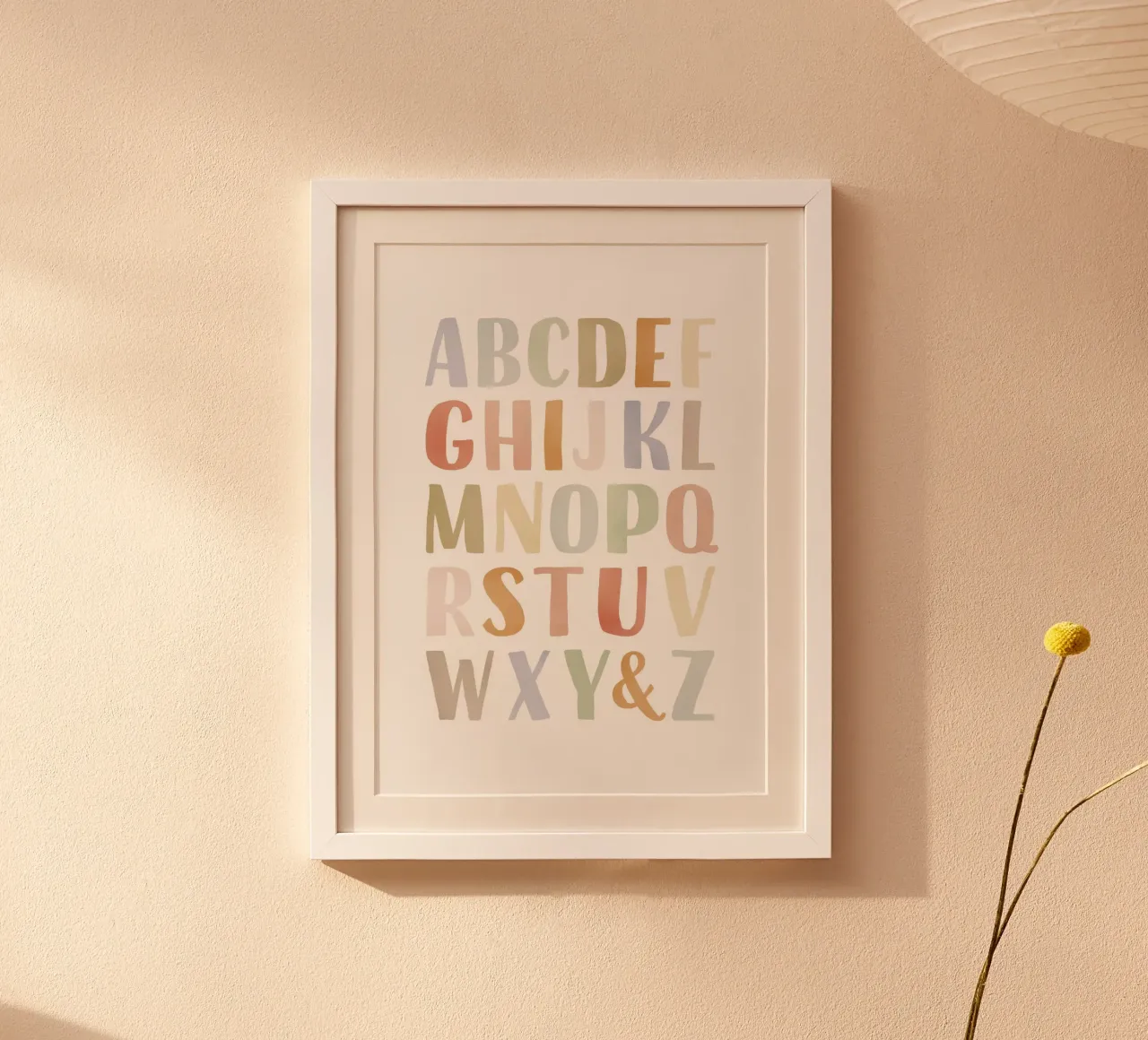 Alphabet Poster, Educational Art, ABC's, Nursery Decor Poster von ABC Prints