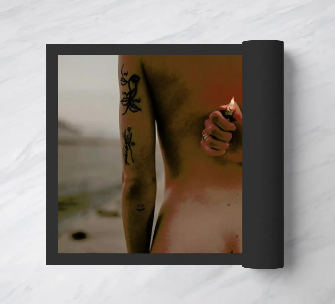 Nude deurmat van Chris Abatzis