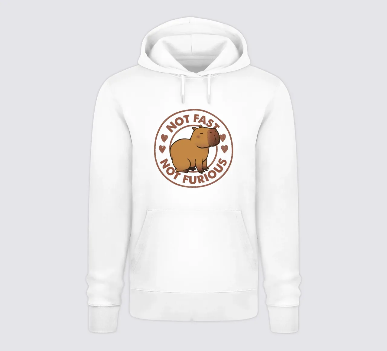 Pas rapide Pas furieux Capybara sweat à capuche de Tobe Fonseca