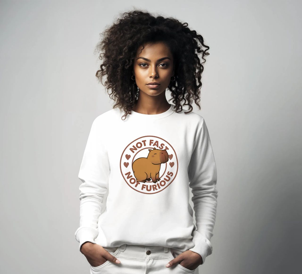 Not Fast Not Furious Capybara sudadera de Tobe Fonseca