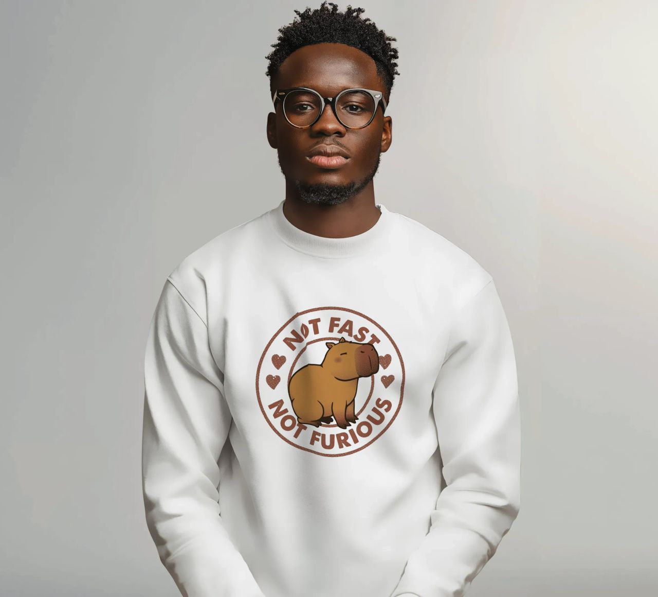 Not Fast Not Furious Capybara sudadera de Tobe Fonseca