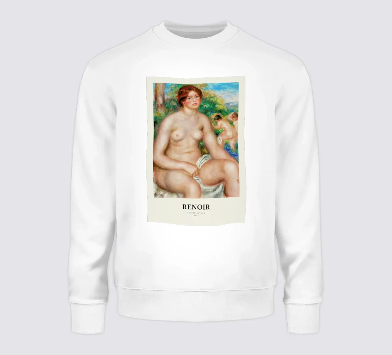 Renoir - Seated Bather felpa da Vintage by JUNIQE