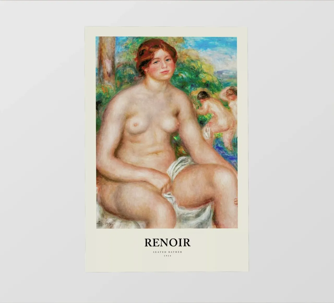 Renoir - Seated Bather telo in pvc da Vintage by JUNIQE