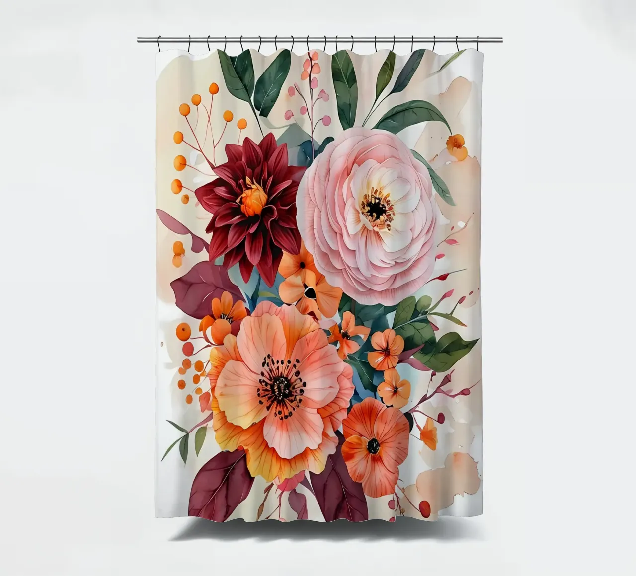 Fiore etereo tenda da doccia da Artistic-shop
