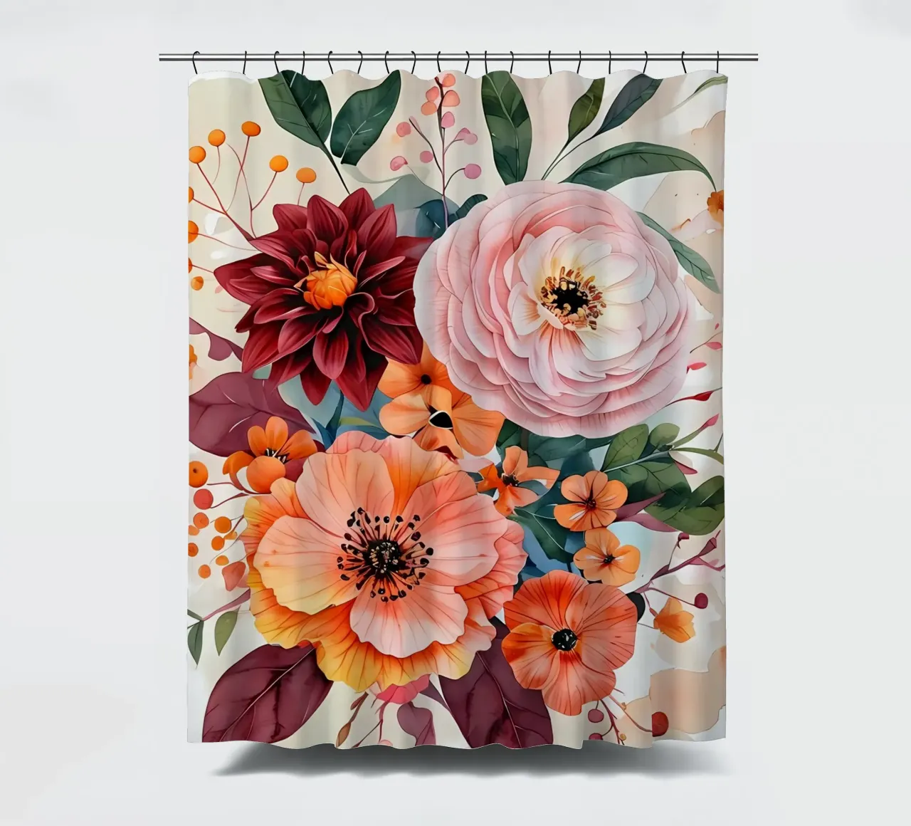 Fiore etereo tenda da doccia da Artistic-shop