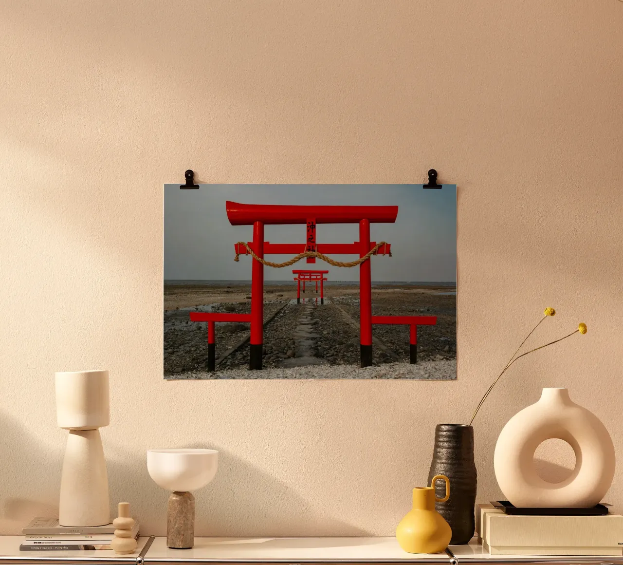 Porte Torii rosse poster da Marcel Bisig