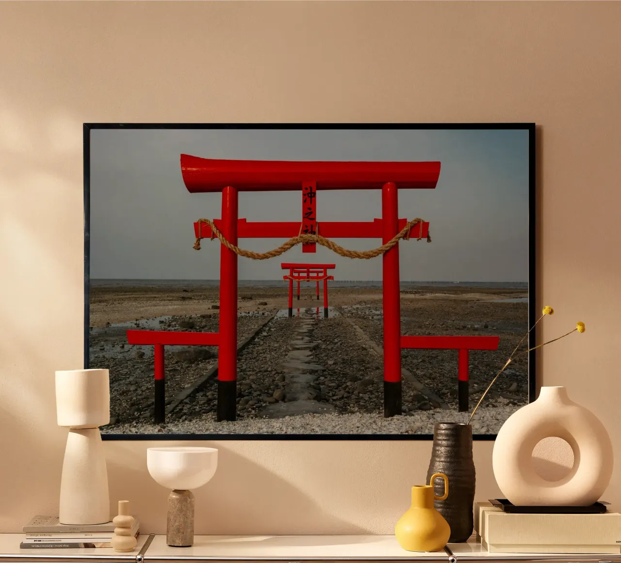 Porte Torii rosse poster da Marcel Bisig