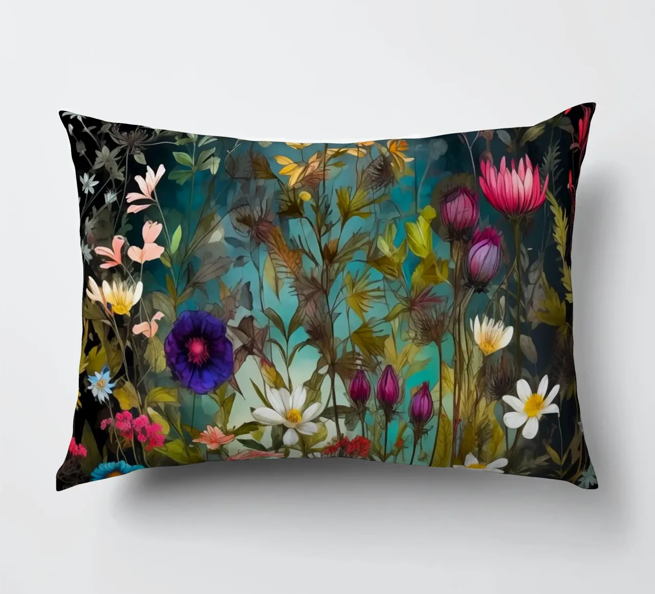 Fiori di margherite cuscino da Justyna Jaszke JBJart