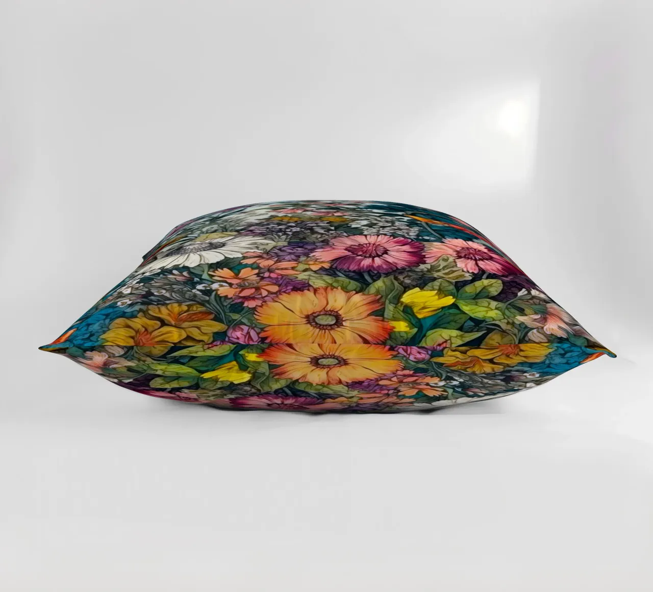 Giardino pieno di fiori cuscino da Justyna Jaszke JBJart