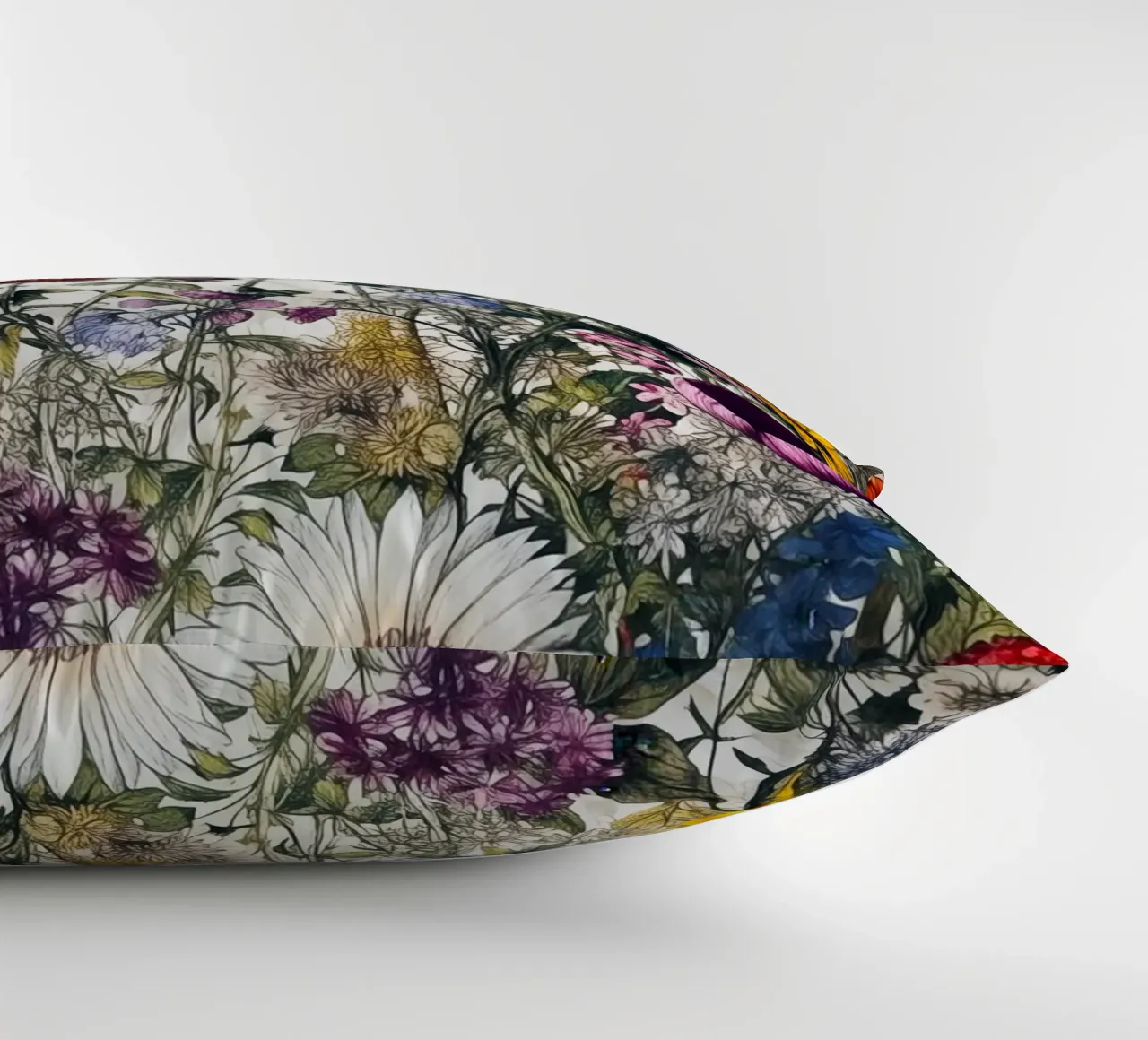 Arte dei fiori selvatici cuscino da Justyna Jaszke JBJart