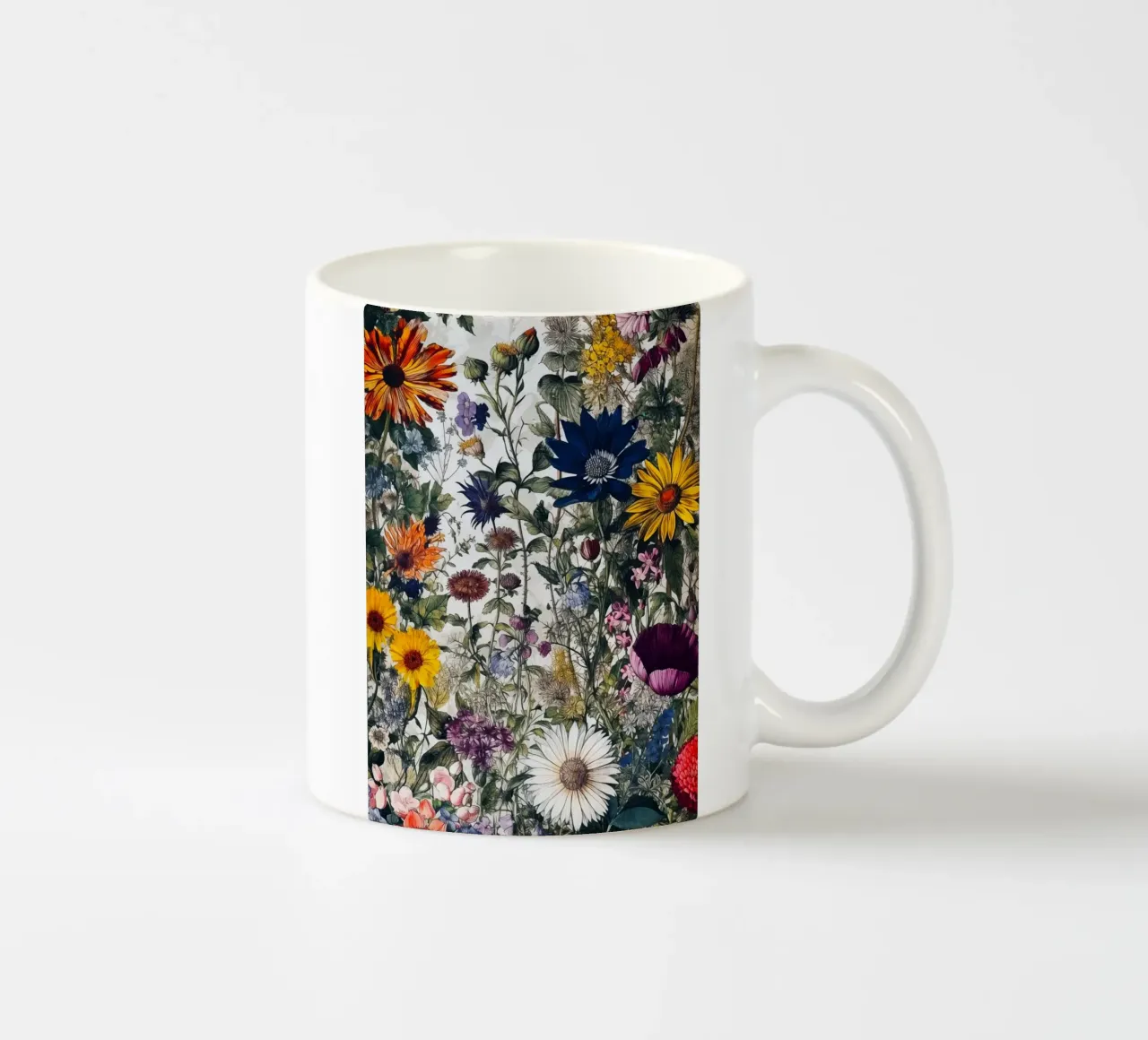 Arte dei fiori selvatici tazza in ceramica da Justyna Jaszke JBJart