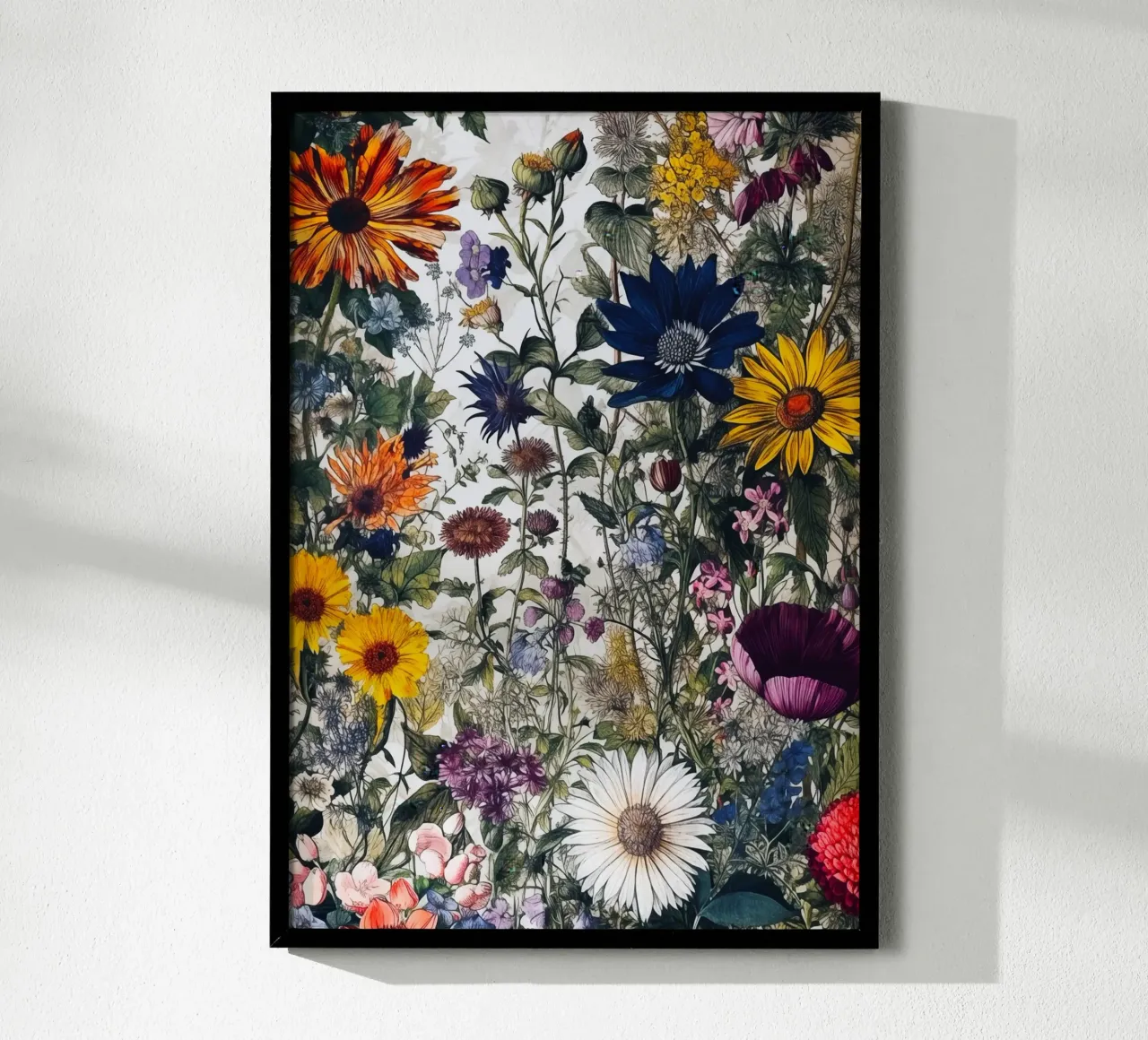 Arte dei fiori selvatici carta hahnemühle da Justyna Jaszke JBJart