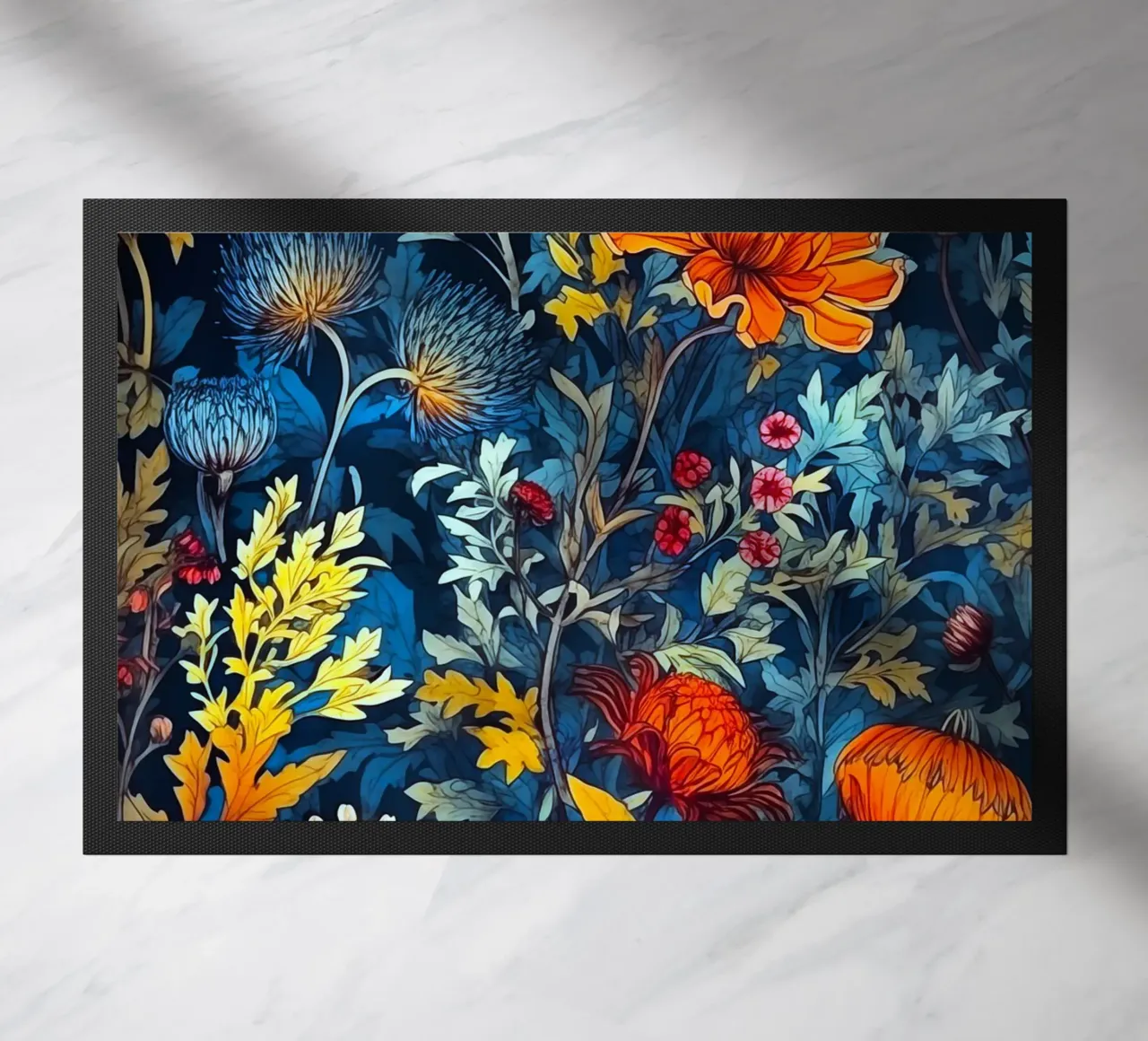 Nachttuin deurmat van Justyna Jaszke JBJart